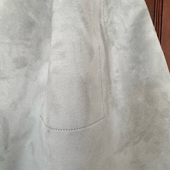 GAP Gray Suede Shoulder Bag - Picture 3 of 4